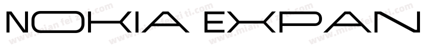 Nokia Expanded字体转换
